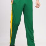 hoofmark Green side stripes sports Track pants