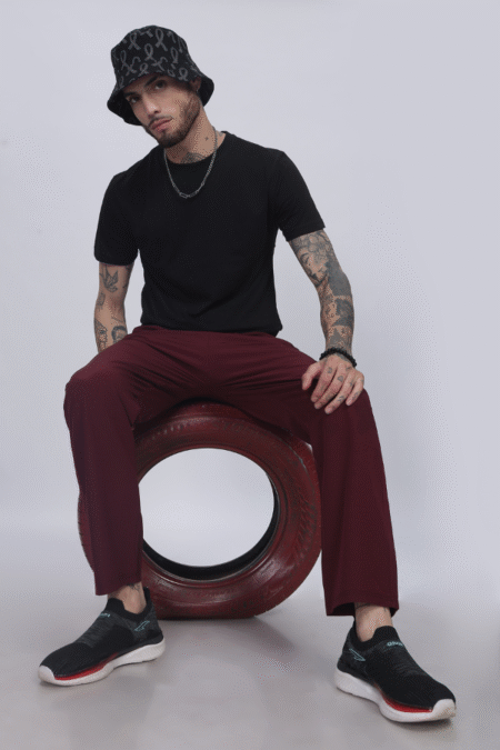 Hoofmark NS2 Performance Jogger – Red (Nylon–Spandex)